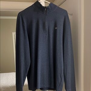 Vineyard Vines Men's Dark Blue Zip-Up Sweater